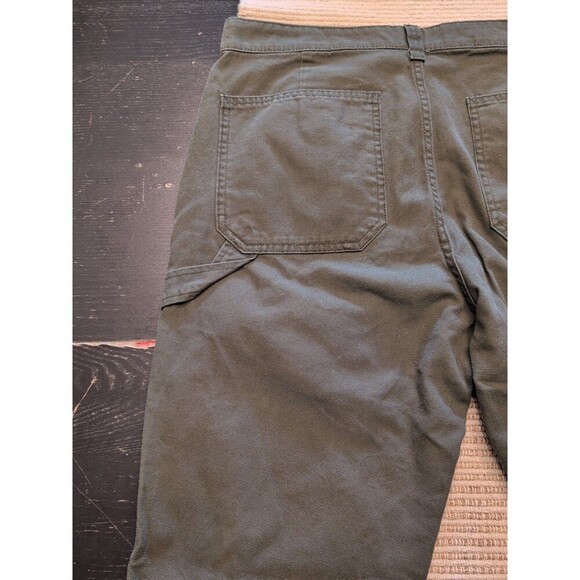 Vintage Y2K GAP Carpenter Pants Men's 32x30 Army Green Skate Surf Utility - Picture 13 of 13